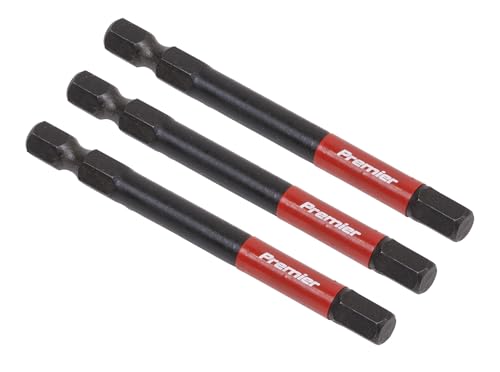 Hex 6mm Impact Power Tool Bits 75mm - 3pc von Sealey