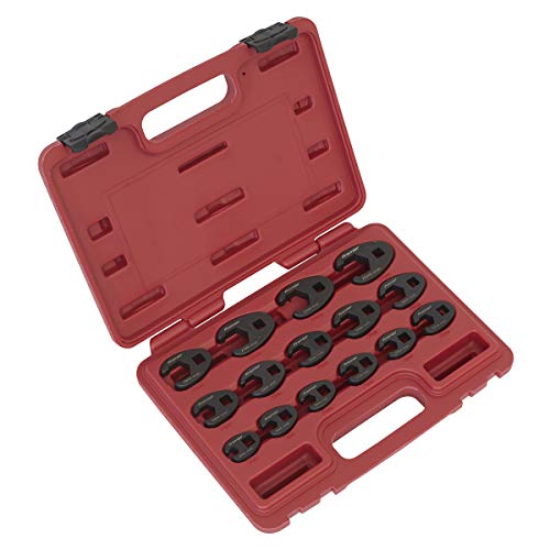 SEALEY Krähenfuß 15PC Maulschlüssel-Satz 3/8 "SQ DRIVE Metric von Sealey