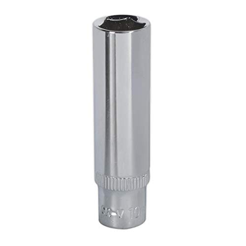 SEALEY Walldrive« Socket 10mm Deep 1/4"sq Drive Fully Polished von Sealey