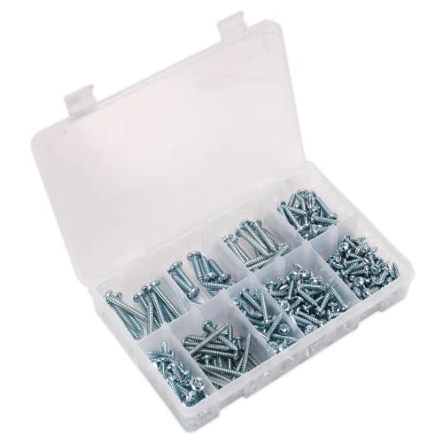 SEALEY ab064stpp selbstschneidenden Schraube Sortiment 305pc Pan Head Pozi Zink DIN 7981 CZ SEALEY ab064stpp selbstschneidenden Schraube Sortiment 305pc Pan Head Pozi Zink DIN 7981 CZ von Sealey