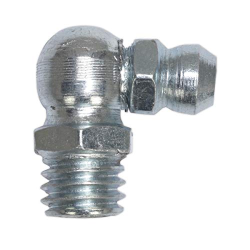 SEALEY gnm16 Fett Nippel 90 ° 8 x 1 mm, 25 Stück von Sealey
