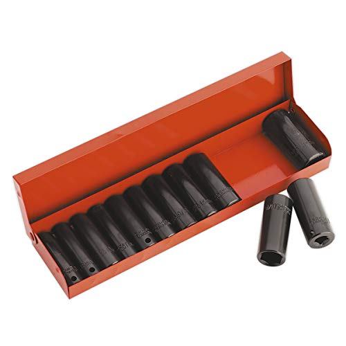 Impact Socket Set 12pc Deep 3/8"Sq Drive Metric/Imperial von Sealey