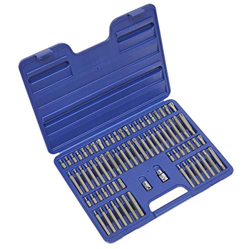 Sealey Ak21974 TRX/Security TRX/Hex/Spline/Ribe Bit Set 74Pc 3/8In & 1/2In Sq Dr von Sealey