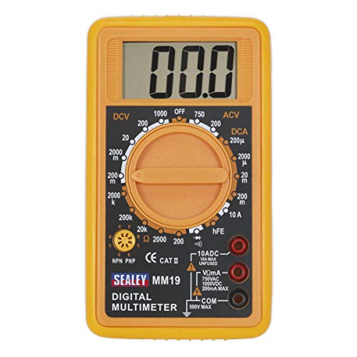 Sealey Digital Multimeter 7 Funktion, 1 Stück, MM19 von Sealey