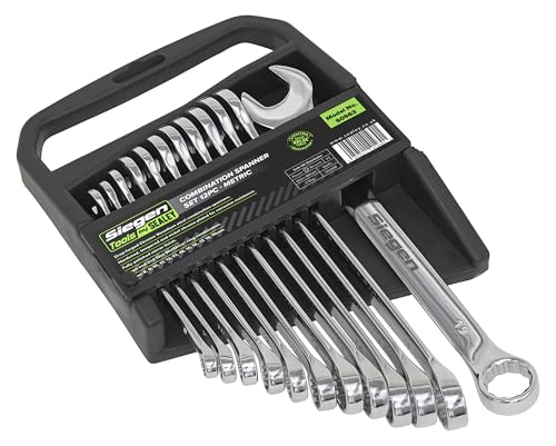 Sealey S0563 Metric Combination Spanner Set, 12 Pieces,Silver Sealey S0563 Metric Combination Spanner Set, 12 Pieces,Silver von Sealey