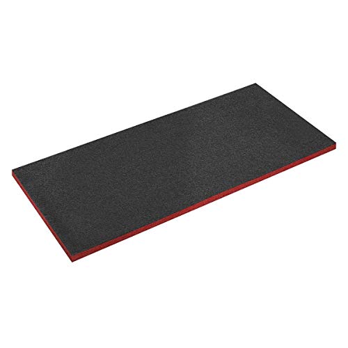 Sealey SF30R Schaumstoff, leicht abziehbar, 1200 x 550 x 30 mm, Rot/Schwarz von Sealey