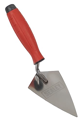 Sealey Scharfe Spitzkelle aus Edelstahl, Gummigriff, 140 mm, T1222 von Sealey