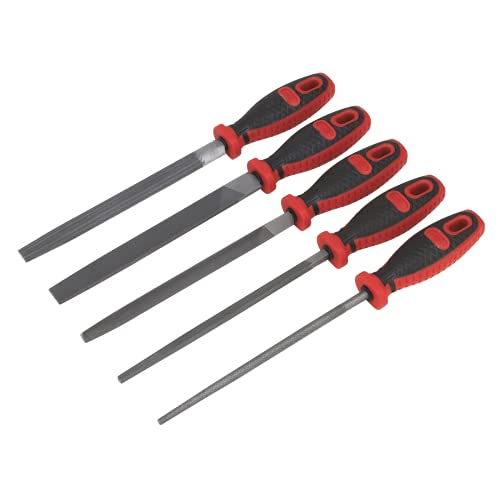 Smooth Cut Engineer’s File Set 5pc 200mm von Sealey