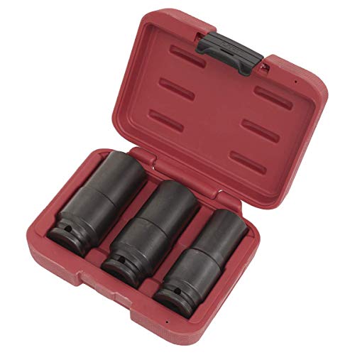 Weighted Impact Socket Set 1/2"Sq Drive 3pc von Sealey