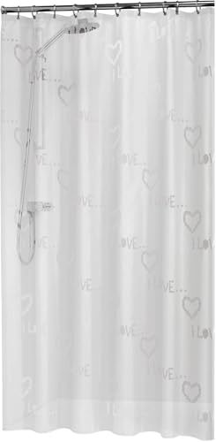 Sealskin Duschvorhang Condens, PEVA, Farbe: Weiß, B x H: 180 x 200 cm von Sealskin