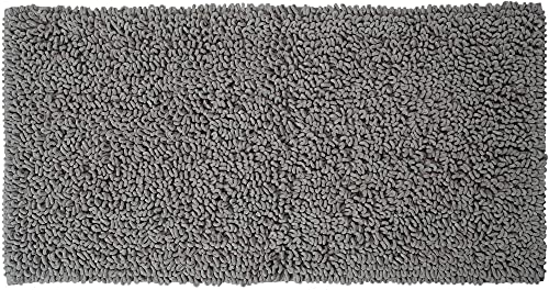 Sealskin Badteppich Twist, Farbe: Grau, 120 x 60 cm von Sealskin
