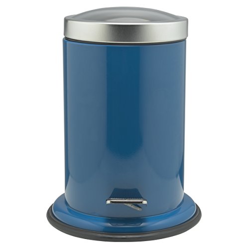 Sealskin Abfalleimer Acero, Kosmetikeimer aus Edelstahl, Farbe: Blau, Inhalt: 3 L Sealskin Abfalleimer Acero, Kosmetikeimer aus Edelstahl, Farbe: Blau, Inhalt: 3 L von Sealskin