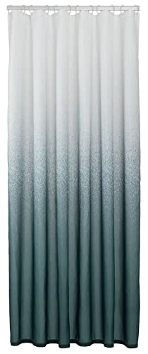 Sealskin Blend Textil-Duschvorhang 180x200 cm 100% Polyester Grün / Weiß von Sealskin