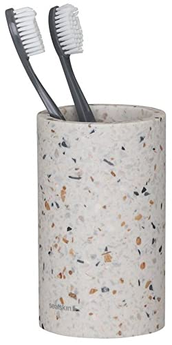 Sealskin Blend Zahnputzbecher Terrazzo, B x H x T: 70 x 120 x 70 mm von Sealskin