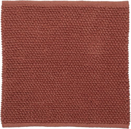 Sealskin Delhi Badteppich 60x60 cm Polyester Dunkelrosa von Sealskin