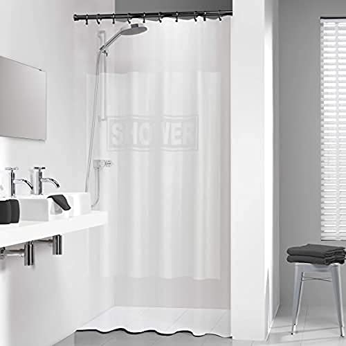 Sealskin Duschvorhang Shower, Farbe: Weiß, B x H: 180 x 200 cm von Sealskin
