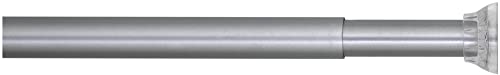 Sealskin Duschvorhang-Spannstange, ausziehbar, Metall, Aluminium matt, 2 x 2 x 115 cm von Sealskin
