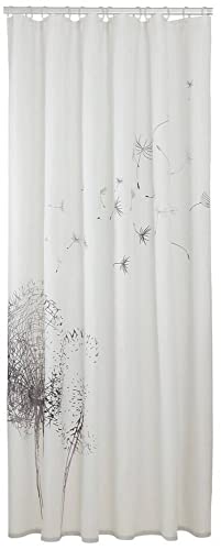Sealskin Flow Textil-Duschvorhang 180x200 cm, 100% Polyester, wasserabweisend, Farbe: Schwarz / Weiß Sealskin Flow Textil-Duschvorhang 180x200 cm, 100% Polyester, wasserabweisend, Farbe: Schwarz / Weiß von Sealskin
