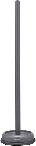 Sealskin Reserverollenhalter Acero, Toilettenpapierhalter für bis zu 4 Rollen, Edelstahl, Farbe: Grau, 13.2 x 13.2 x 52.1 cm von Sealskin