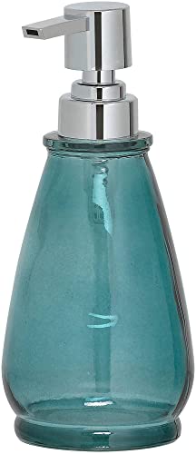 Sealskin Vetro Seifenspender Glas, Farbe: Aqua von Sealskin
