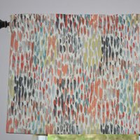 Küchen Vorhang Volant - Make It Rain Nectar Grey Terra Cotta Taupe Neutrales Decor von SeamsOriginal