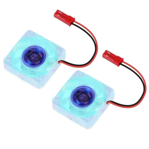 Seamuing 2 Stück Raspberry Pi 4B Lüfter DC 5,0V Brushless 30mm Leise Lüfter für Raspberry Pi 5/4B/3B+/3B/2B+ von Seamuing