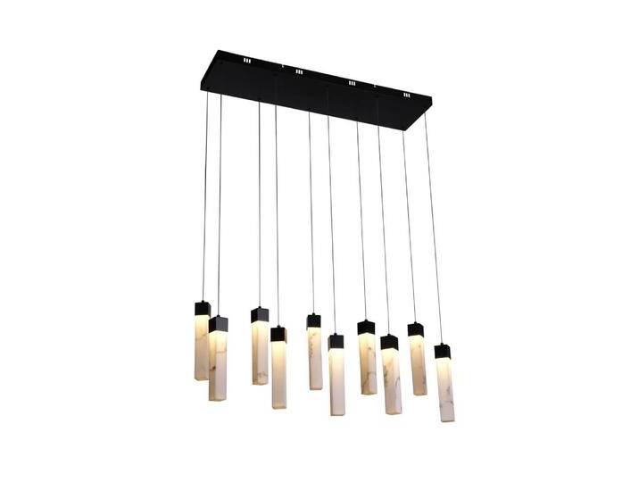 13-flammige Pendelleuchte Moonbeam schwarz Searchlight - von Searchlight