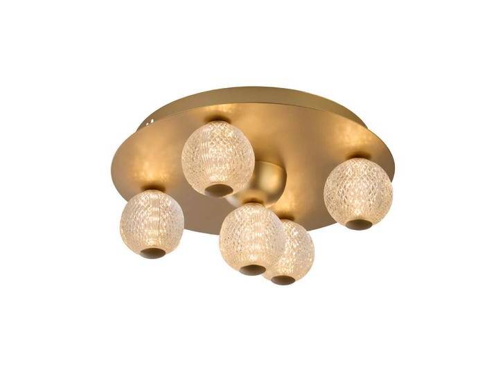 5-flammige Deckenleuchte Asteroid Gold Searchlight - 20923GO von Searchlight