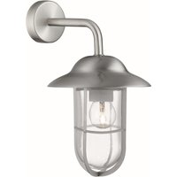 Außen Gartenlampe maritim Silber satiniert Außen Gartenlampe maritim Silber satiniert von Searchlight