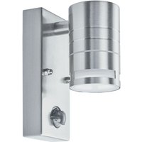 Außenlampe Wand IP44 mit Bewegungsmelder GU10 Stahl Außenlampe Wand IP44 mit Bewegungsmelder GU10 Stahl von Searchlight