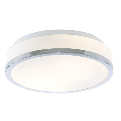Deckenleuchte 2-flammig Größe: 28cm, Farbe (Schirm): Chrom von Searchlight