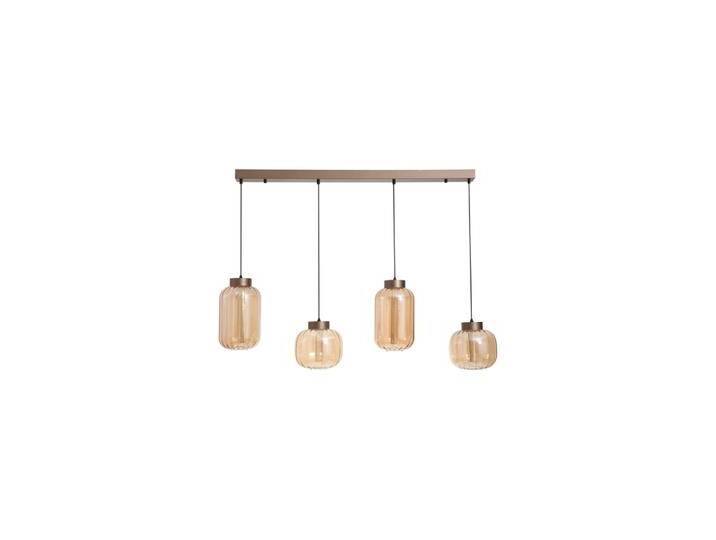 Design-Pendelleuchte Lille mit Braunglas Searchlight - 84510-4AM von Searchlight