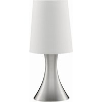 Dimmbare Touch Tischleuchte Touchdimmer Modern Silber farben von Searchlight