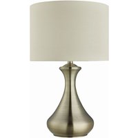 Elegante Tischleuchte in Messing Optik von Searchlight