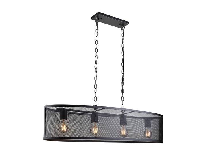 Esszimmer Hängelampe Fishnet Searchlight - 2484-4BK von Searchlight