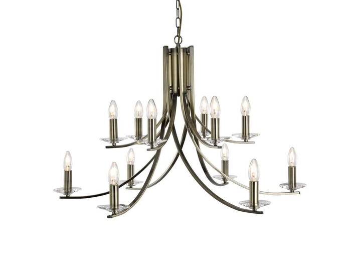 Hängelampe aus Messing Ascona Ø 88cm Searchlight - 41612-12AB Hängelampe aus Messing Ascona Ø 88cm Searchlight - 41612-12AB von Searchlight