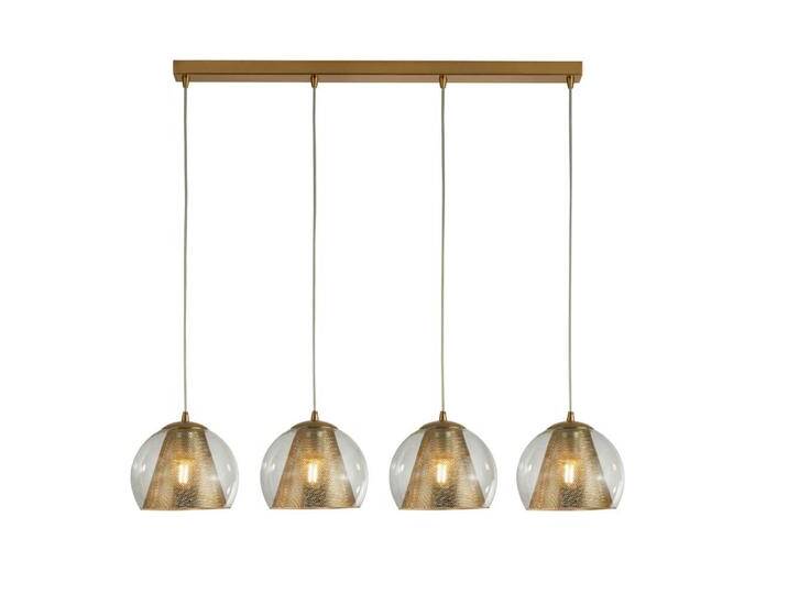 Hängelampe für das Esszimmer Conio Gold mit Glas Searchlight - von Searchlight