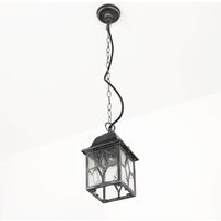 Klassische Pendelleuchte in antik silber Klassische Pendelleuchte in antik silber von Searchlight