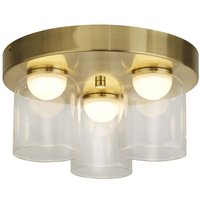 Kleine LED Deckenleuchte Glas Metall Ø30 cm IP44 4000 K Kleine LED Deckenleuchte Glas Metall Ø30 cm IP44 4000 K von Searchlight