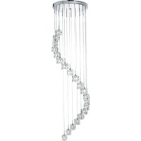 LED Pendelleuchte Glas Metall B:45 cm 3 W 20-flammig LED Pendelleuchte Glas Metall B:45 cm 3 W 20-flammig von Searchlight