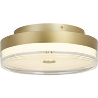 Runde LED Deckenleuchte Metall in Gold Ø40 cm 1850 lm Runde LED Deckenleuchte Metall in Gold Ø40 cm 1850 lm von Searchlight