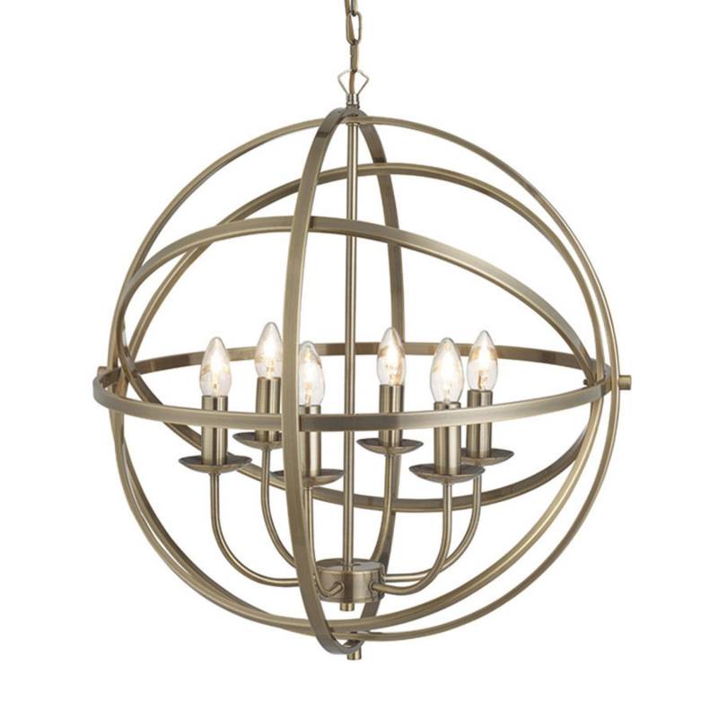 Searchlight Anmutige Hängeleuchte Orbit Im Käfig Design Deckenlampe Deckenspot B-Ware von Searchlight
