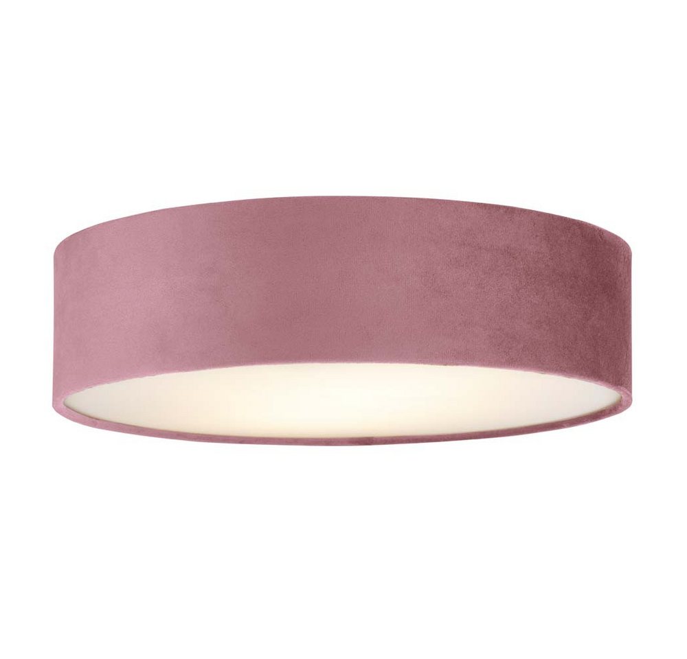 Searchlight Deckenleuchte, Deckenleuchte Wohnzimmerlampe Schlafzimmerleuchte E27 Samt rosa Searchlight Deckenleuchte, Deckenleuchte Wohnzimmerlampe Schlafzimmerleuchte E27 Samt rosa von Searchlight