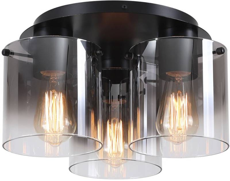 Searchlight Deckenleuchte Sweden 3LT Flush, Leuchtmittel wechselbar von Searchlight