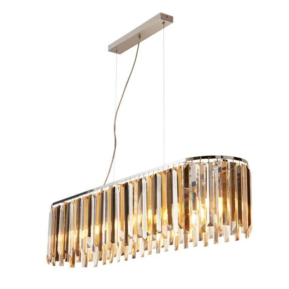 Searchlight Hängelampe Clarissa Hängeleuchte Leuchte Mit Kristallprismen 100 757 B-Ware Searchlight Hängelampe Clarissa Hängeleuchte Leuchte Mit Kristallprismen 100 757 B-Ware von Searchlight