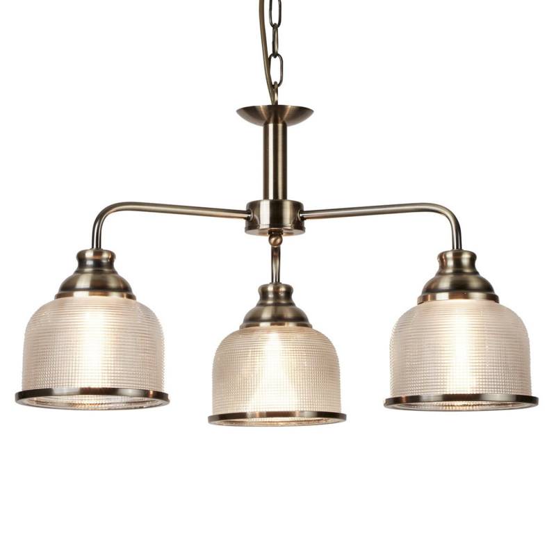 Searchlight Hängeleuchte Bistro Ii Rund Altmessing Deckenlampe Lampe Leucht Spot B-Ware von Searchlight