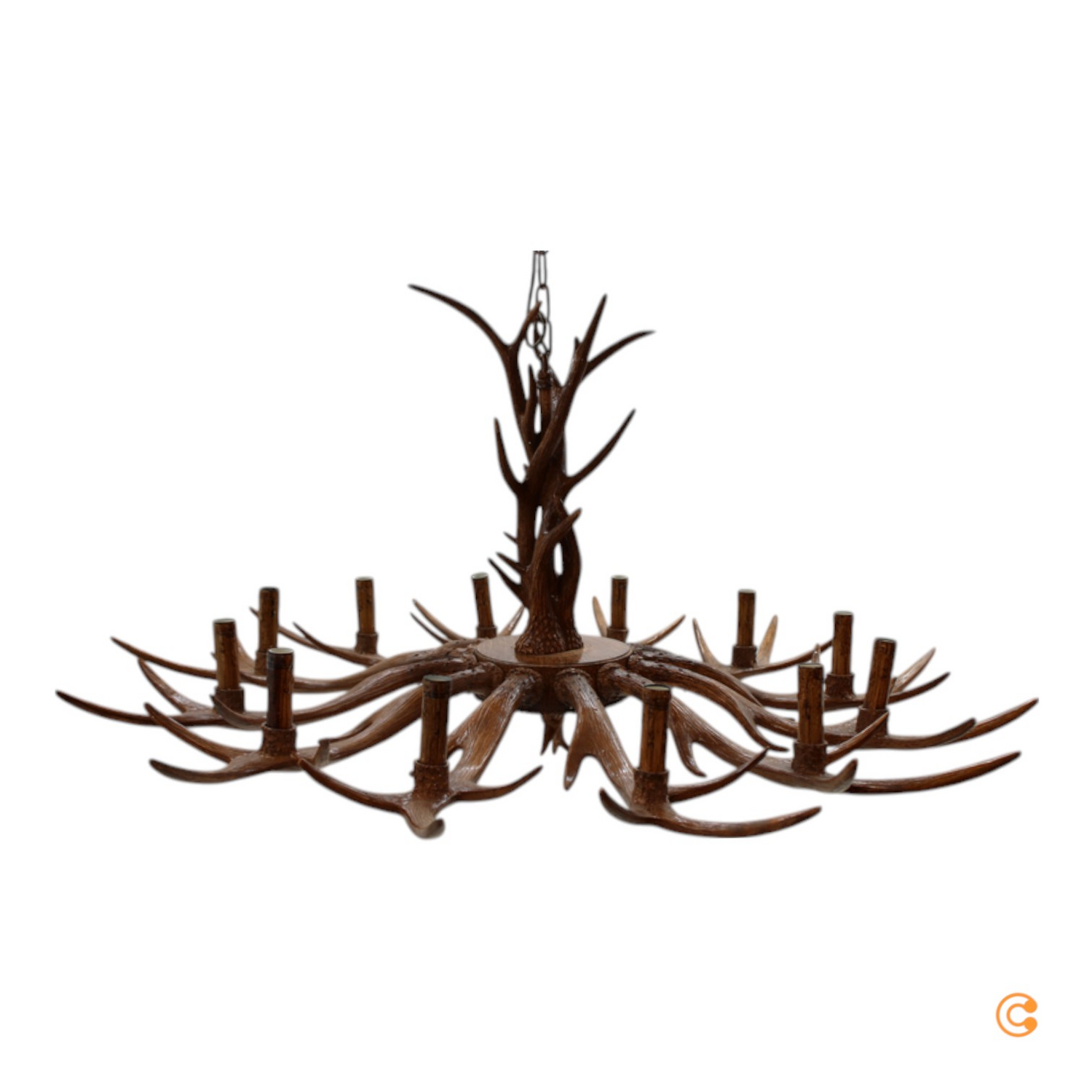 Searchlight Kronleuchter Leuchte Stag Geweihform Braun E14 Siehe Text/Fotos C-Ware Searchlight Kronleuchter Leuchte Stag Geweihform Braun E14 Siehe Text/Fotos C-Ware von Searchlight