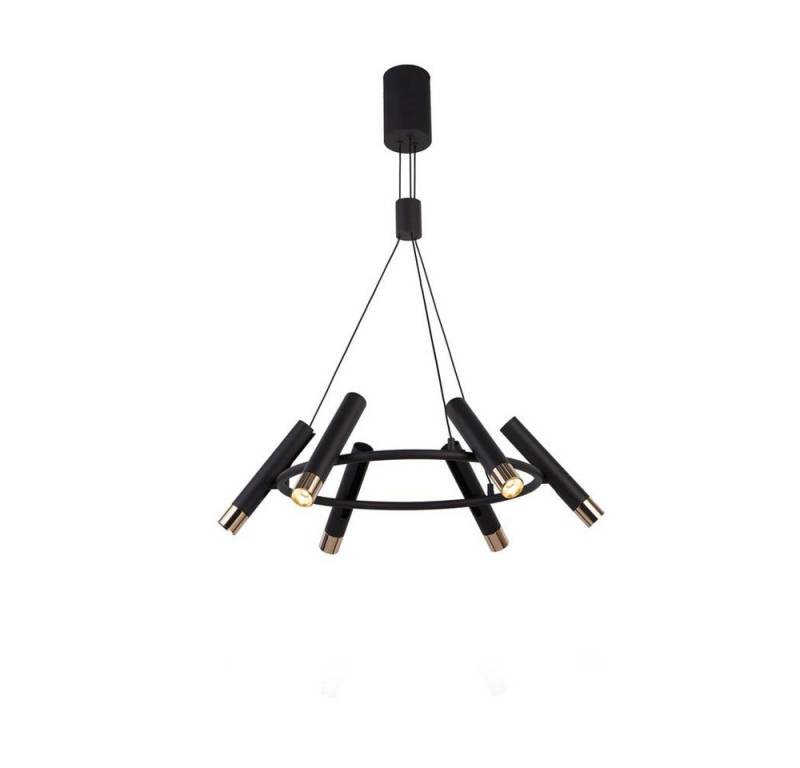 Searchlight LED Deckenleuchte, LED-Leuchtmittel fest verbaut, Warmweiß, Hängelampe Kronleuchter Pendelleuchte LED 6-Flammig schwarz gold Spots Searchlight LED Deckenleuchte, LED-Leuchtmittel fest verbaut, Warmweiß, Hängelampe Kronleuchter Pendelleuchte LED 6-Flammig schwarz gold Spots von Searchlight