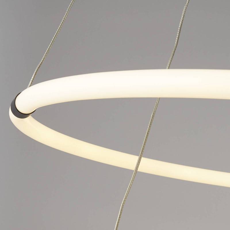 LED-Hängeleuchte Revolve, 2-flammig, weiß, Acryl, dimmbar von Searchlight