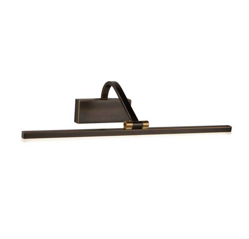 Searchlight LED Wandleuchte, LED-Leuchtmittel fest verbaut, Warmweiß, LED Bild Leuchte Lampe Gold Schwarz Flur Büro Ess Schlaf Wohn Zimmer von Searchlight